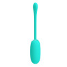 PRETTY LOVE - JULIUS WODOODPORNE AKUMULATOROWE JAJKO WIBRACYJNE AQUA GREEN