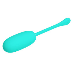PRETTY LOVE - JULIUS WODOODPORNE AKUMULATOROWE JAJKO WIBRACYJNE AQUA GREEN