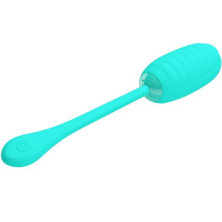 PRETTY LOVE - LADOWANE JAJKO WIBRACYJNE KIRK AQUA GREEN