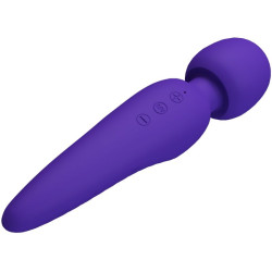 PRETTY LOVE - MEREDITH MASSAGER 12 TRYBÓW WIBRACJI FIOLETOWY