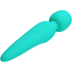 PRETTY LOVE - MEREDITH MASSAGER 12 TRYBÓW WIBRACJI AQUA GREEN