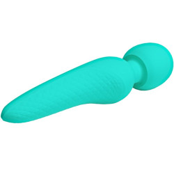 PRETTY LOVE - MEREDITH MASSAGER 12 TRYBÓW WIBRACJI AQUA GREEN