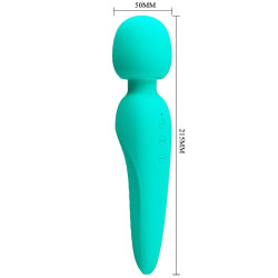 PRETTY LOVE - MEREDITH MASSAGER 12 TRYBÓW WIBRACJI AQUA GREEN