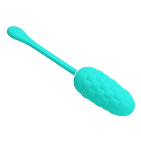 PRETTY LOVE - WIBRACYJNE JAJKO Z AQUA GREEN DOLADOWANA MORSKA TEKSTUREM