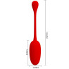PRETTY LOVE - KNUCKER RED LADOWANE JAJKO WIBRACYJNE