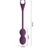 PRETTY LOVE - PILOT ZDALNEGO STEROWANIA APLIKACJA ELVIRA KEGEL BALLS FIOLETOWY