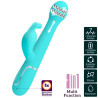 PRETTY LOVE - DEJON RABBIT VIBRATOR 3 IN 1 MULTIFUNCTION AQUA GREEN