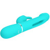 PRETTY LOVE - DEJON RABBIT WIBRATOR 3 W 1 WIELOFUNKCYJNY AQUA GREEN