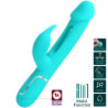 PRETTY LOVE - DEJON RABBIT WIBRATOR 3 W 1 WIELOFUNKCYJNY AQUA GREEN