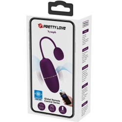 PRETTY LOVE - NYMPH WIBRACYJNE JAJKO STEROWANE PRZEZ APLIKACJE LILA