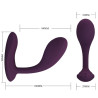 PRETTY LOVE - BAIRD G-SPOT 12 WIBRACJI AKUMULATOROWA APLIKACJA LILA