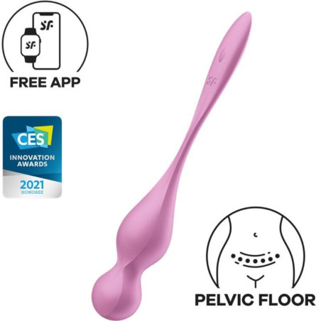 SATISFYER - LOVE PTAKI WIBRACYJNE KULE KEGELOWE RÓZOWE