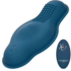 CALEXOTICS - RIDER MASSAGER PODWÓJNY SILNIK PILOT ZDALNEGO STEROWANIA NIEBIESKI
