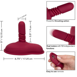 CALEXOTICS - RIDER MASSAGER PODWÓJNY SILNIK PILOT CZERWONY