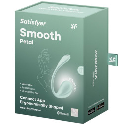 SATISFYER - GLADKI PLATEK STYMULATOR PUNKTU G WODA GREEN BEZPLATNA APLIKACJA