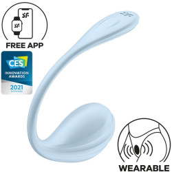 SATISFYER - GLADKI PLATEK STYMULATOR PUNKTU G SKY BLUE BEZPLATNA APLIKACJA