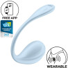 SATISFYER - GLADKI PLATEK STYMULATOR PUNKTU G SKY BLUE BEZPLATNA APLIKACJA