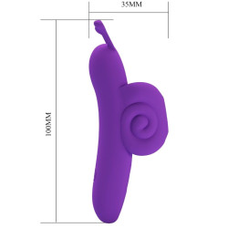 PRETTY LOVE - SNAIL MOCNY FIOLETOWY STYMULATOR PALCOW