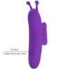 PRETTY LOVE - SNAIL ESTIMULADOR DE DEDO ROXO PODEROSO