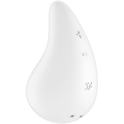 SATISFYER - WIBRATOR KROPLI ROSY NAKLADANY BIALY