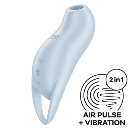 SATISFYER - POCKET PRO 1 STYMULATOR LECHTACZKI JASNONIEBIESKI