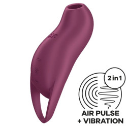 SATISFYER - POCKET PRO 1 STYMULATOR LECHTACZKI GRANAT