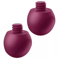 SATISFYER - LOVE BIRDS VARY WIBRUJACE KULKI BEZPLATNA APLIKACJA WINE RED