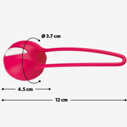FUN FACTORY - SMARTBALL UNO PILKA MIEDNICOWA BIALA / ZIELONA PISTACJOWA