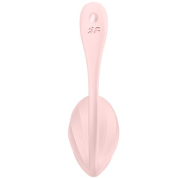 SATISFYER - RIBBED PETAL PILOT ZDALNEGO STEROWANIA STYMULATORA PUNKTU G RÓZOWY DARMOWA APLIKACJA