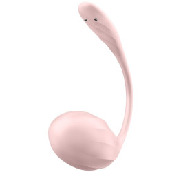 SATISFYER - RIBBED PETAL PILOT ZDALNEGO STEROWANIA STYMULATORA PUNKTU G RÓZOWY DARMOWA APLIKACJA