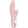 SATISFYER - AIR PUMP BUNNY 3 INFLATABLE RABBIT VIBRATOR PINK