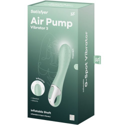 SATISFYER - AIR PUMP VIBRATOR 3 NADMUCHIWANY PUNKT G MIETOWY