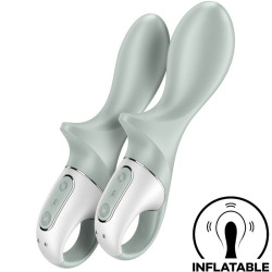 SATISFYER - AIR PUMP BOOTY 3 DMUJACY WIBRATOR ANALNY SZAROZIELONY