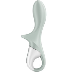 SATISFYER - AIR PUMP BOOTY 3 DMUJACY WIBRATOR ANALNY SZAROZIELONY