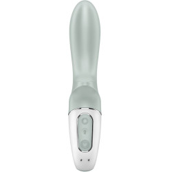 SATISFYER - AIR PUMP BOOTY 3 DMUJACY WIBRATOR ANALNY SZAROZIELONY