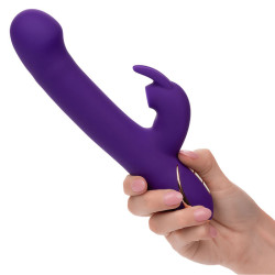 CALEXOTICS - JACK RABBIT VIBRATOR AND STIMULATOR 7 VIBRATION LEVELS AND STIMULATING WAVES BLUE