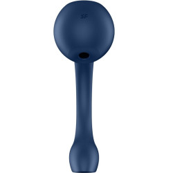 SATISFYER - PRO+ WAVE 4 STYMULATOR PUNKTU G I PULSU POWIETRZA BEZPŁATNA APLIKACJA CIEMNONIEBIESKI
