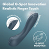 SATISFYER - G-SPOT WAVE 4 12 VIBRATIONS PROGRAM VIBRATOR DARK GREY