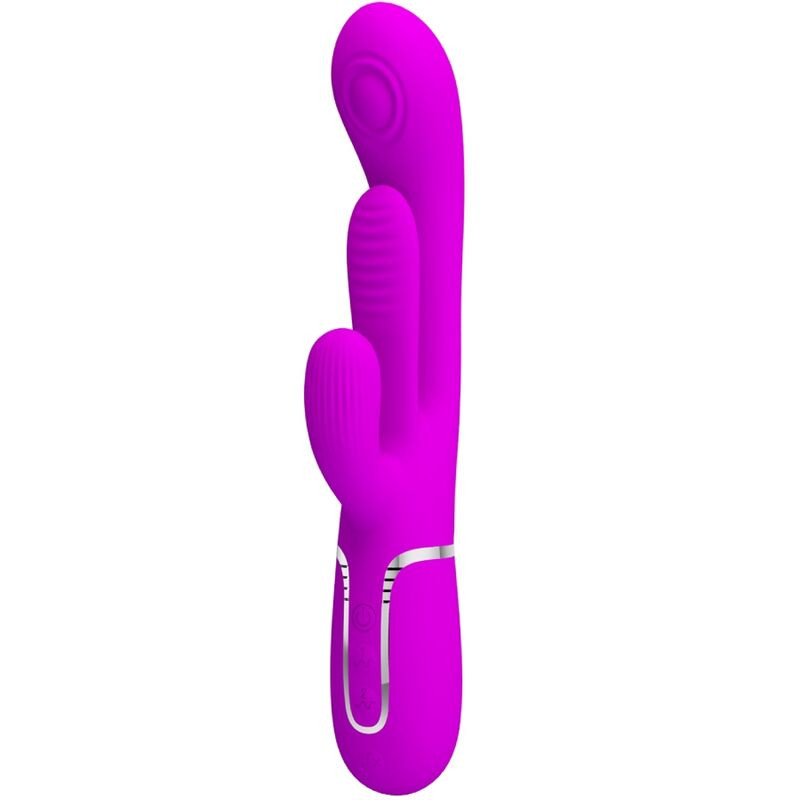 PRETTY LOVE - SHANIA VIBRATORE TRIPLO CONIGLIO MULTIFUNZIONE ROSA PRETTY LOVE - SHANIA VIBRATORE TRIPLO CONIGLIO MULTIFUNZIONE ROSA