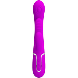 PRETTY LOVE - SHANIA TRIPLE RABBIT WIBRATOR WIELOFUNKCYJNY RÓŻOWY