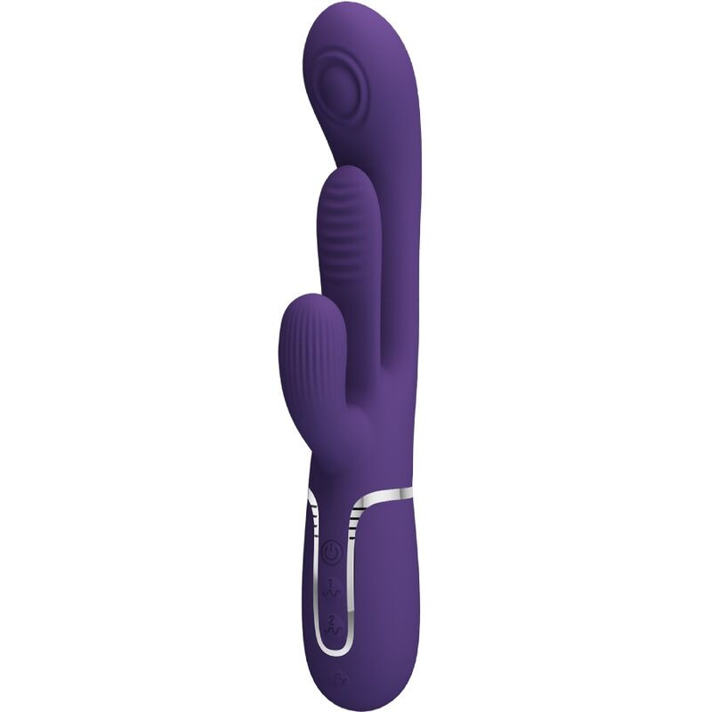 PRETTY LOVE - SHANIA VIBRATORE TRIPLO CONIGLIO MULTIFUNZIONE VIOLA PRETTY LOVE - SHANIA VIBRATORE TRIPLO CONIGLIO MULTIFUNZIONE VIOLA