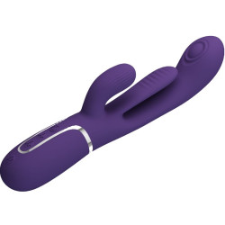 PRETTY LOVE - SHANIA TRIPLE RABBIT WIBRATOR WIELOFUNKCYJNY FIOLETOWY