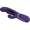 PRETTY LOVE - SHANIA TRIPLE RABBIT WIBRATOR WIELOFUNKCYJNY FIOLETOWY