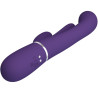 PRETTY LOVE - SHANIA TRIPLE RABBIT WIBRATOR WIELOFUNKCYJNY FIOLETOWY