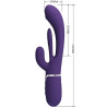 PRETTY LOVE - SHANIA TRIPLE RABBIT WIBRATOR WIELOFUNKCYJNY FIOLETOWY