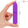 INTENSE - SYMONE  USB WIBRACYJNA KULA 8 WIBRACJI FIOLETOWA 10 X 2,2 CM