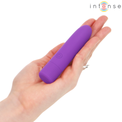 INTENSE - SYMONE  USB WIBRACYJNA KULA 8 WIBRACJI FIOLETOWA 10 X 2,2 CM