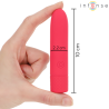 INTENSE - SYMONE  USB WIBRACYJNA KULA 8 WIBRACJI CZERWONA 10 X 2,2 CM