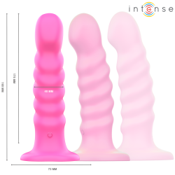 INTENSE - CINDY WIBRATOR ROZMIAR L SPIRALNY PROJEKT 10 WIBRACJI RÓŻOWY PILOT