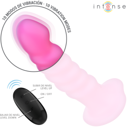 INTENSE - CINDY WIBRATOR ROZMIAR L SPIRALNY PROJEKT 10 WIBRACJI RÓŻOWY PILOT